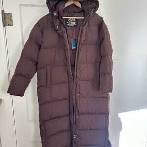 Superdry Maxi Hooded Puffer Coat Size 8